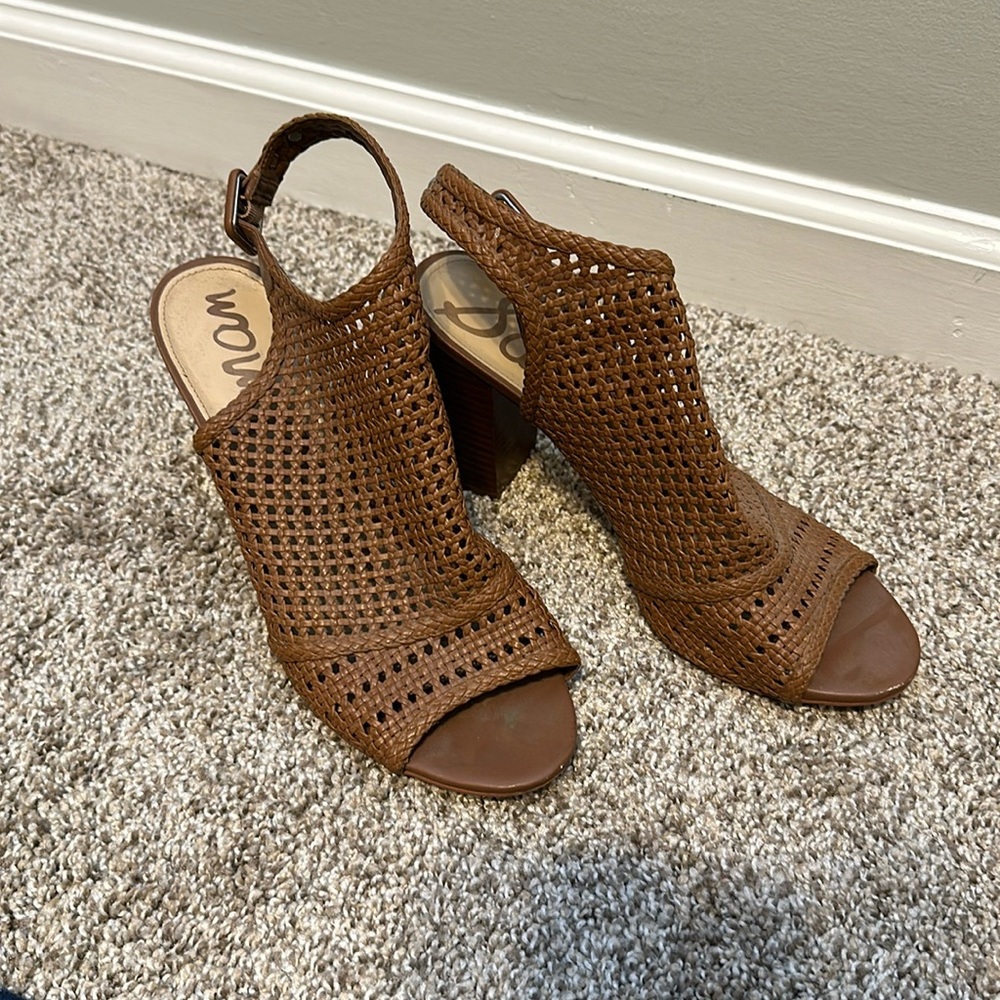 Sam Edelman Peeptoe Booties